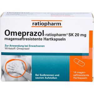 Omeprazol-ratiopharm Sk 20 mg magensaftr.Hartkaps. 14 St 14 St