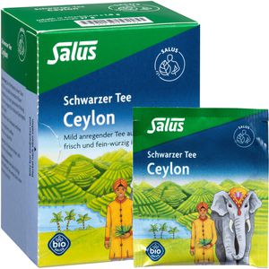 CEYLON schwarzer Tee Bio Salus Filterbeutel