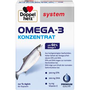     DOPPELHERZ Omega-3 Konzentrat system Kapseln
