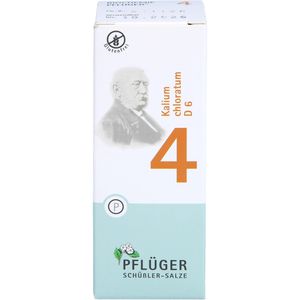 BIOCHEMIE Pflüger 4 Kalium chlorat.D 6 Tabletten