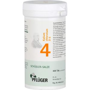 BIOCHEMIE Pflüger 4 Kalium chlorat.D 6 Tabletten