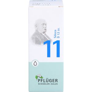 BIOCHEMIE Pflüger 11 Silicea D 12 Tropfen