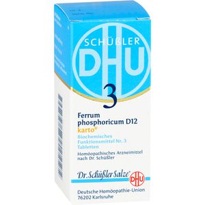 BIOCHEMIE DHU 3 Ferrum phosphoricum D 12 Tab.Karto