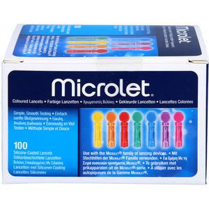 Microlet Lanzetten farbig 100 St 100 St