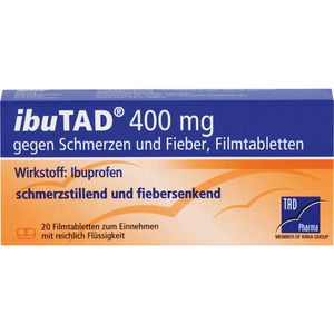 IBUTAD 400 mg gegen Schmerzen und Fieber Filmtabl.