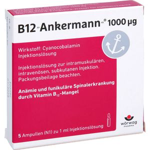 B12 ANKERMANN 1000 μg Injektionslösung Amp.