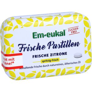 EM-EUKAL Frische Pastillen Zitrone zuckerfrei