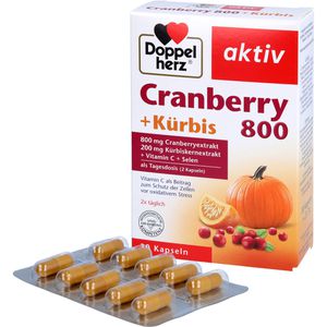 DOPPELHERZ Cranberry+Kürbis Kapseln