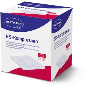 ES-KOMPRESSEN steril 7,5x7,5 cm 12fach Großpackung