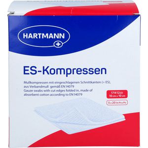 ES-KOMPRESSEN steril 10x10 cm 12fach Großpackung