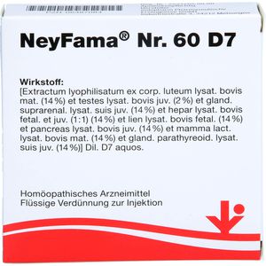 NEYFAMA Nr.60 D 7 Ampullen