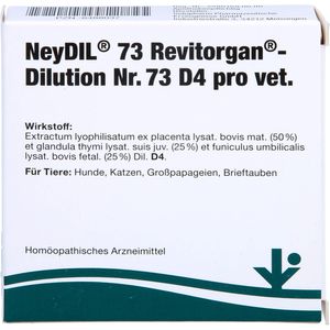 NEYDIL Nr.73 Revitorgan Dil.D 4 pro Ampullen vet.