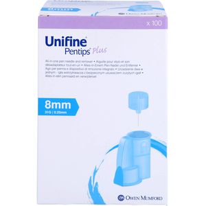 UNIFINE Pentips plus Kanüle 31 G 8 mm