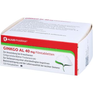 GINKGO AL 40 mg Filmtabletten