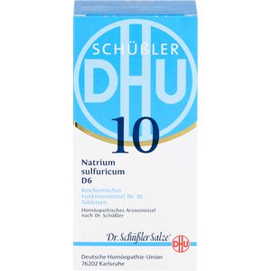 Biochemie Dhu 10 Natrium sulfuricum D 6 Tabletten 420 St