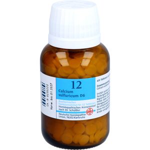 BIOCHEMIE DHU 12 Calcium sulfuricum D 6 Tabletten