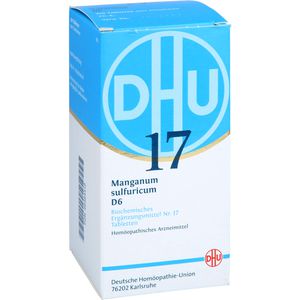 Biochemie Dhu 17 Manganum sulfuricum D 6 Tabletten 420 St