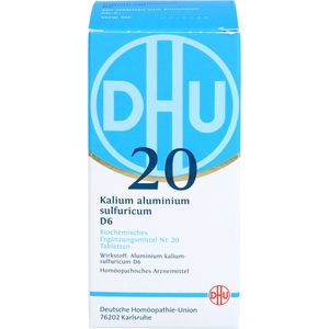 Biochemie Dhu 20 Kalium alum.sulfur.D 6 Tabletten 420 St