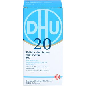 Biochemie Dhu 20 Kalium alum.sulfur.D 12 Tabletten 420 St