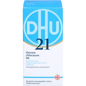 Biochemie Dhu 21 Zincum chloratum D 6 Tabletten 420 St