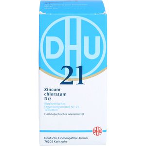 Biochemie Dhu 21 Zincum chloratum D 12 Tabletten 420 St