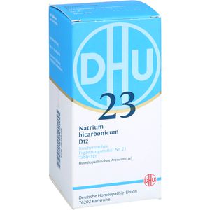 Biochemie Dhu 23 Natrium bicarbonicum D 12 Tabl. 420 St