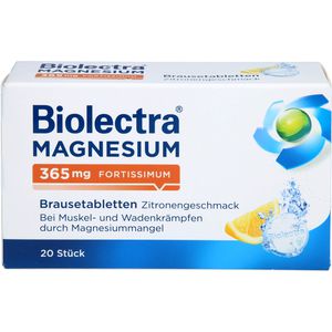 Biolectra Magnesium 365 mg fortissimum Zitrone 20 St