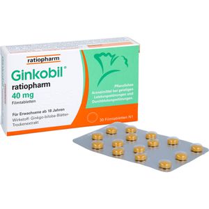 GINKOBIL-ratiopharm 40 mg Filmtabletten