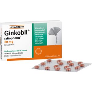 GINKOBIL-ratiopharm 80 mg Filmtabletten