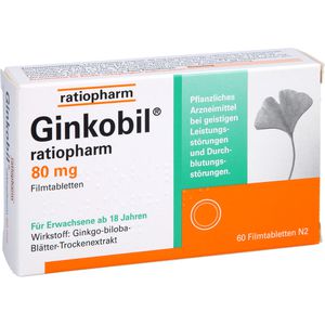 GINKOBIL-ratiopharm 80 mg Filmtabletten