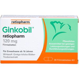 Ginkobil-ratiopharm 120 mg Filmtabletten 30 St