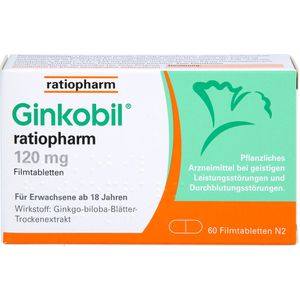 Ginkobil-ratiopharm 120 mg Filmtabletten 60 St 60 St