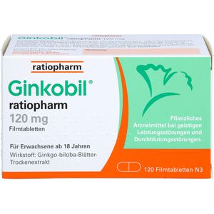 Ginkobil-ratiopharm 120 mg Filmtabletten 120 St 120 St