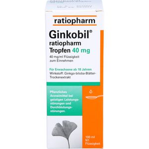     GINKOBIL-ratiopharm Tropfen 40 mg
