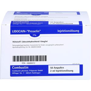 LIDOCAIN Presselin 1% Injektionslösung Ampullen