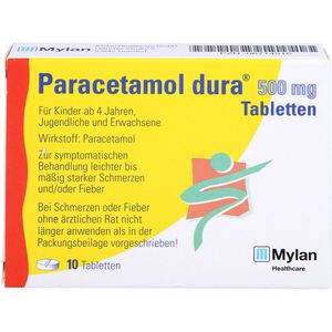 PARACETAMOL dura 500 mg Tabletten