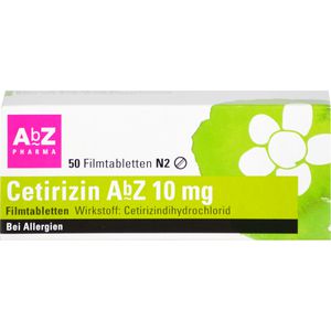 Cetirizin AbZ 10 mg Filmtabletten 50 St