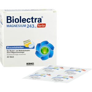 BIOLECTRA Magnesium 243 mg forte Zitrone Br.-Tabl.