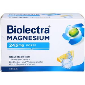 Biolectra Magnesium 243 mg forte Zitrone Br.-Tabl. 60 St 60 St