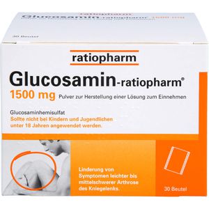 GLUCOSAMIN ratiopharm 1500 mg Beutel