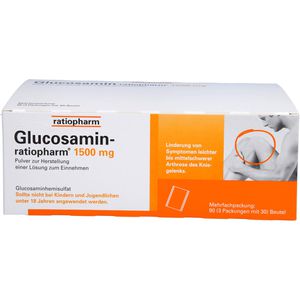 GLUCOSAMIN ratiopharm 1500 mg Beutel