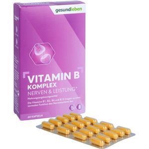 gesund leben Vitamin B Komplex Hochdosiert Kapseln