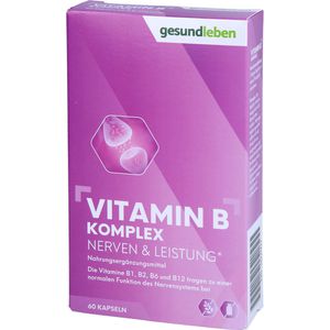 gesund leben Vitamin B Komplex Hochdosiert Kapseln