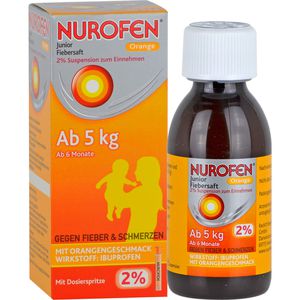 NUROFEN Junior Fiebersaft Orange 2%