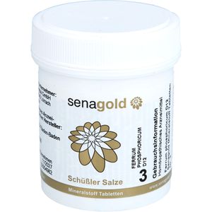 Biochemie Senagold 3 Ferrum phosphoricum D 12 Tab. 400 St 400 St