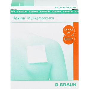 ASKINA Mullkompressen 7,5x7,5 cm steril