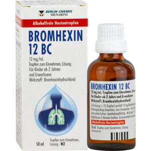 BROMHEXIN 12 BC Tropfen zum Einnehmen