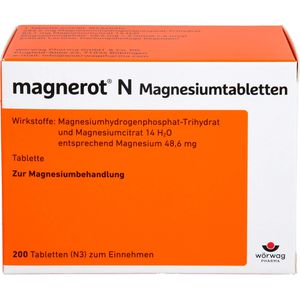 Magnerot N Magnesiumtabletten 200 St