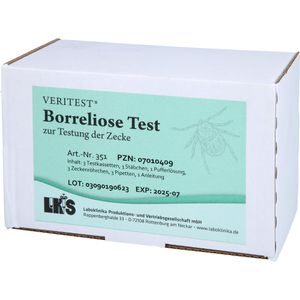 BORRELIOSE Test zur Testung der Zecke Testkarte