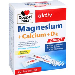 DOPPELHERZ Magnesium+Calcium+D3 direct Pellets